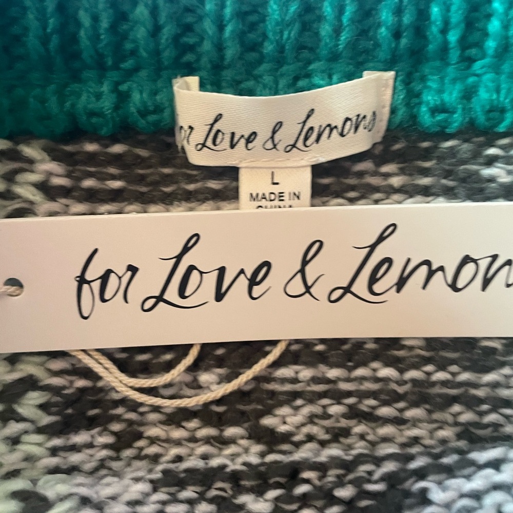 For Love And Lemons Pastel Patchwork Finley Shorts - Picture 3 of 4